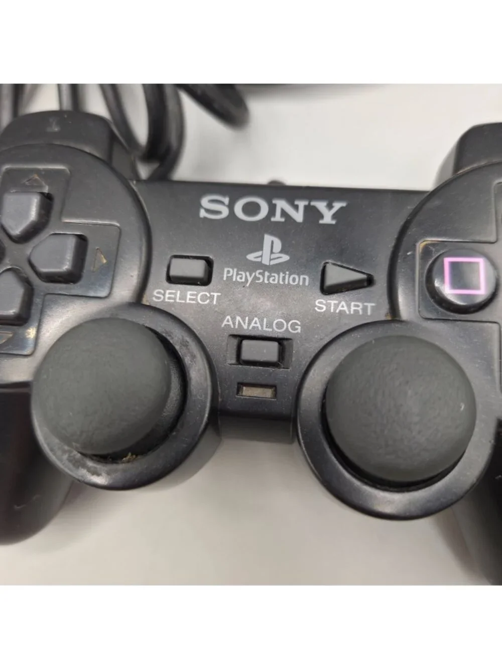 Sony PlayStation 2 DualShock 2 Analog Controllers Pair Black SCPH-10010 Tested